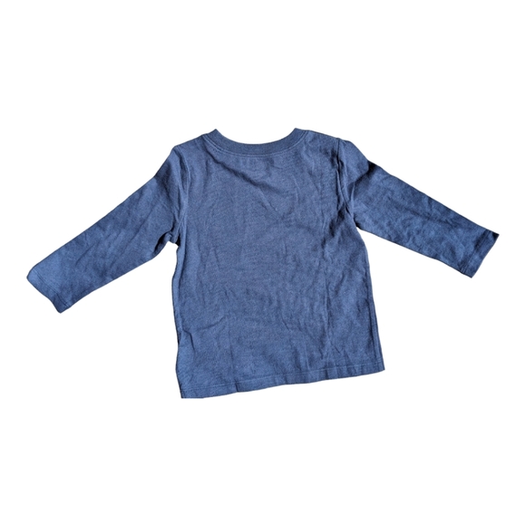 Old Navy Boys 18-24m Blue/Red/Yellow Boombox Long Sleeve Graphic T-shirt - Picture 3 of 5